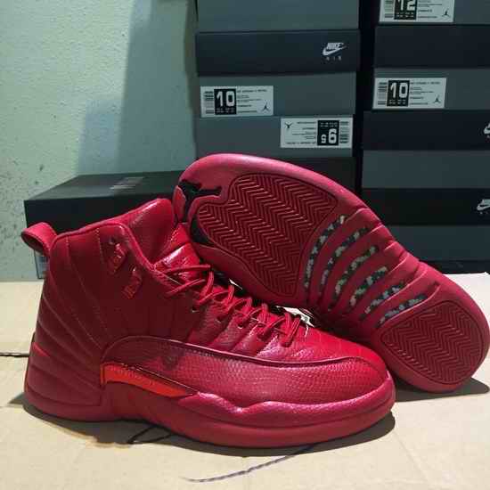 Air Jordan 12 Retro Men 2019 All Red Men Shoes